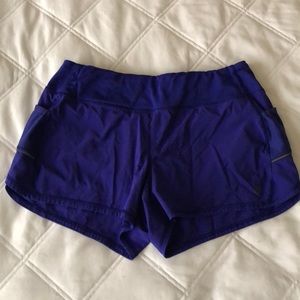 Athleta purple/blue workout shorts